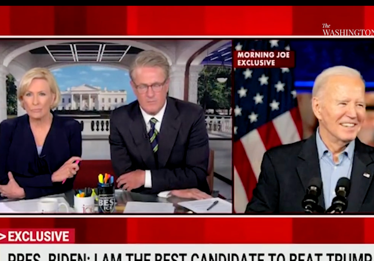 WATCH: Babbling Biden Lashes Out at Critics During MSNBC Phone Interview
